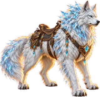 Frostmane Wolf mount