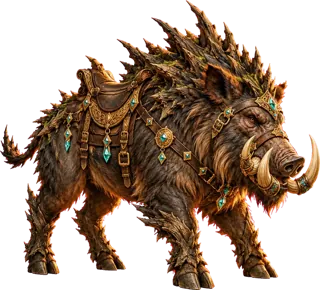 Thornback Boar mount